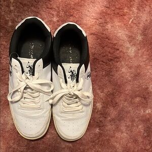 White and Black Sneakers